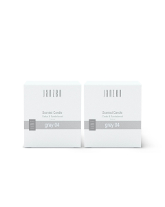 Janzen Scented Candle Grey 04 2-pack