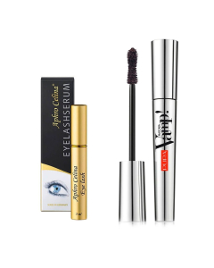 Aphro Celina Eyelash Pupa Vamp! Extra Black Mascara Set