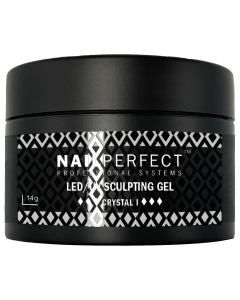 NailPerfect LED/UV Sculpting Gel Crystal I - 14gr