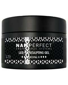 NailPerfect LED/UV Sculpting Gel Crystal II - 14gr