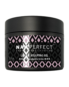 NailPerfect LED/UV Sculpting Gel Transparent Pink - 45gr