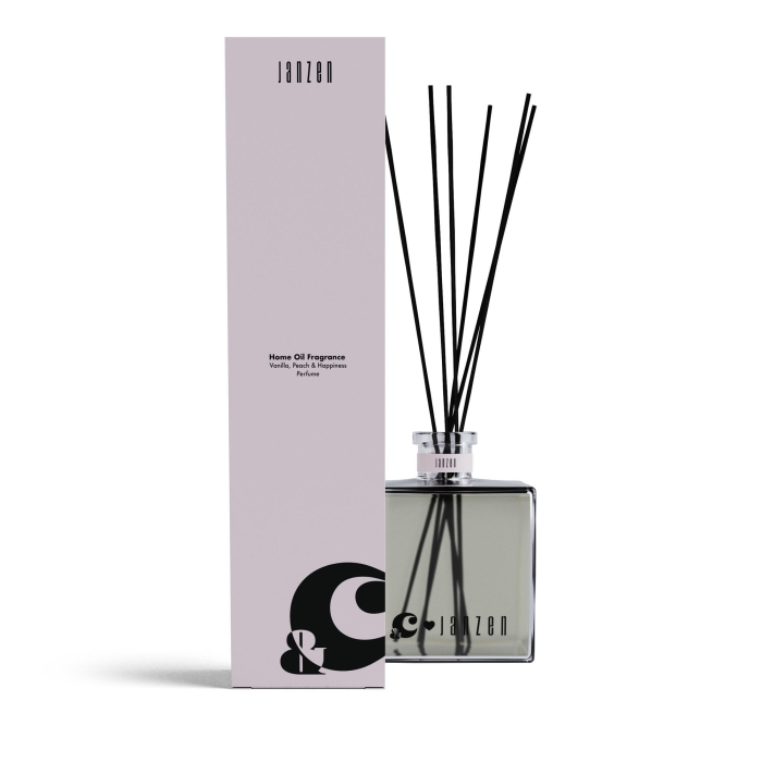 Janzen Home Fragrance Sticks &C Vanilla Peach & Happiness - 200ml