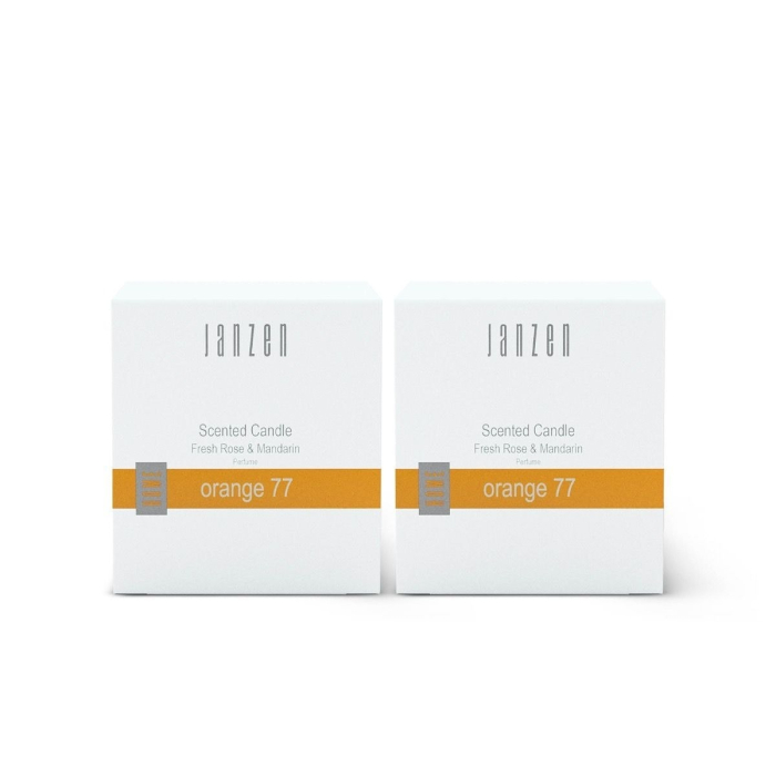 Janzen Scented Candle Orange 77 2-pack