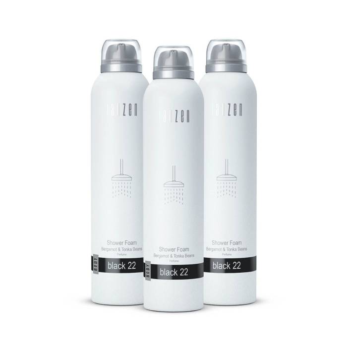 Janzen Shower Foam Black 22 3-pack - 3x200ml