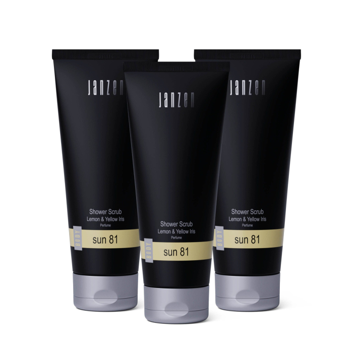 Janzen Shower Scrub Sun 81 3-pack - 3x200ml