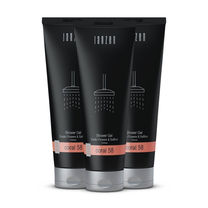 Janzen Shower Gel Coral 58 3-pack - 3x250ml