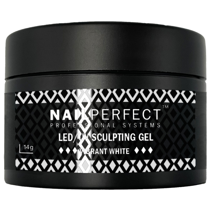 NailPerfect LED/UV Sculpting Gel Vibrant White - 14gr