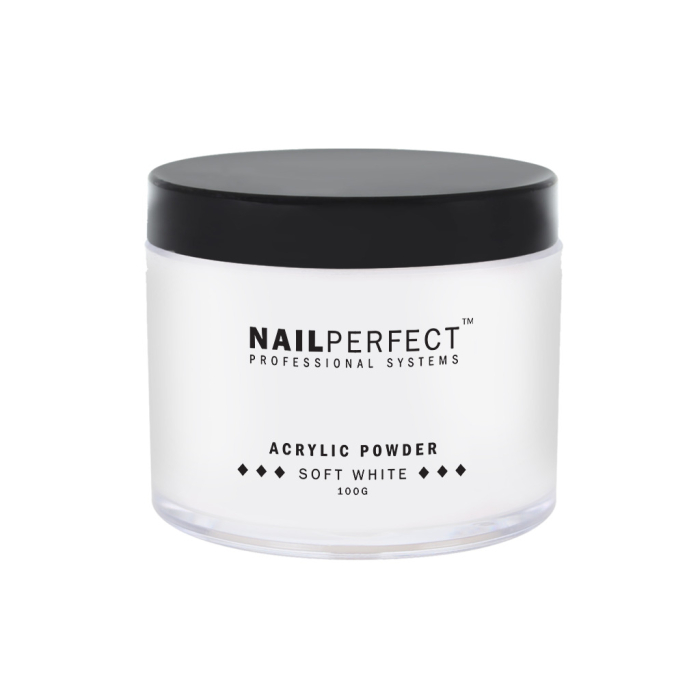 NailPerfect Acrylic Powder Soft White - 100gr