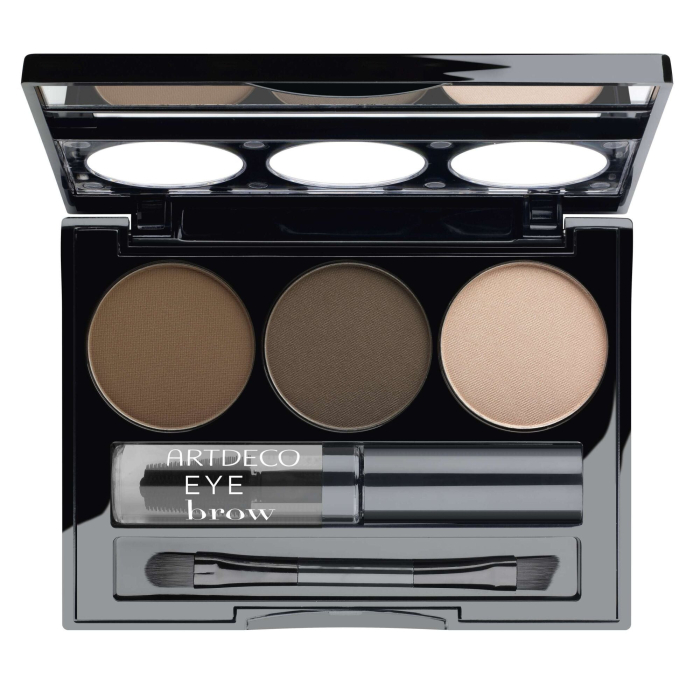 Artdeco Eye brow kit 2 Medium/Dark (3x1,5gr + 1x2,5ml) - 1.5gr